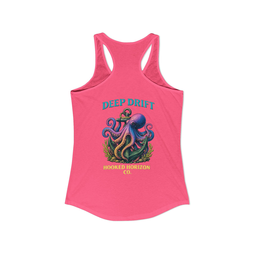 Rainbow Octopus Deep Drift– Hooked Horizon Co. Gifts for Ocean Lovers, Nautical Fashion, Everyday Comfort, Perfect Gift for Her