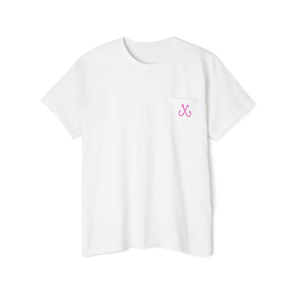 Turtle Deep Drift Hooked HorizonCo.  Tee- Perfect for Angler and Fishing Gifts, For him, For Her Unisex Cotton T-Shirt for Fishing & Wildlife Enthusiasts, Ocean Lovers