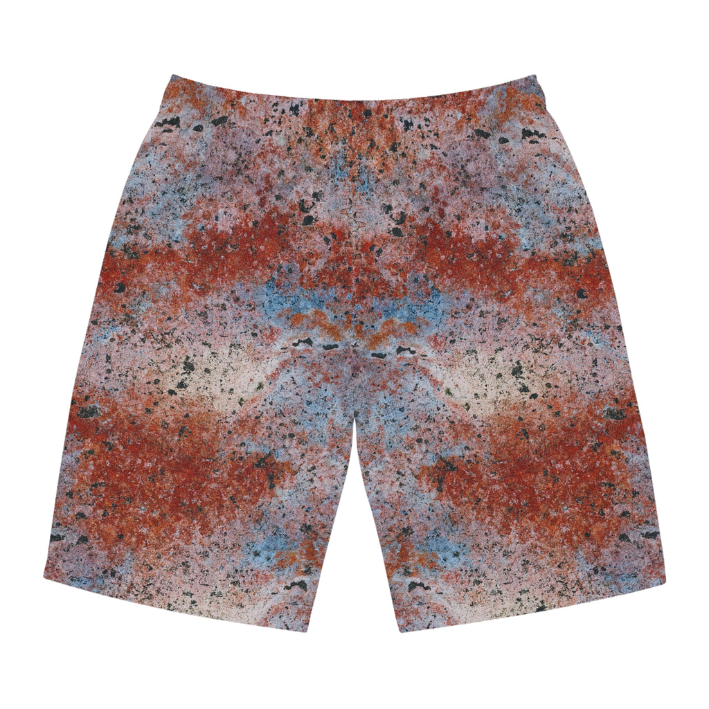 Rock Fish & Sand Ocean-Inspired Board Shorts, Swimwear for Beach Days, Summer Vacations, Pool Parties, Surfing Attire, Water Sports