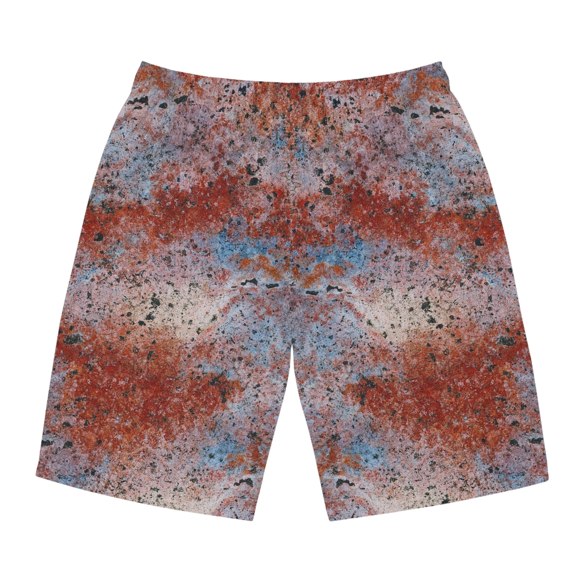 Rock Fish & Sand Ocean-Inspired Board Shorts, Swimwear for Beach Days, Summer Vacations, Pool Parties, Surfing Attire, Water Sports
