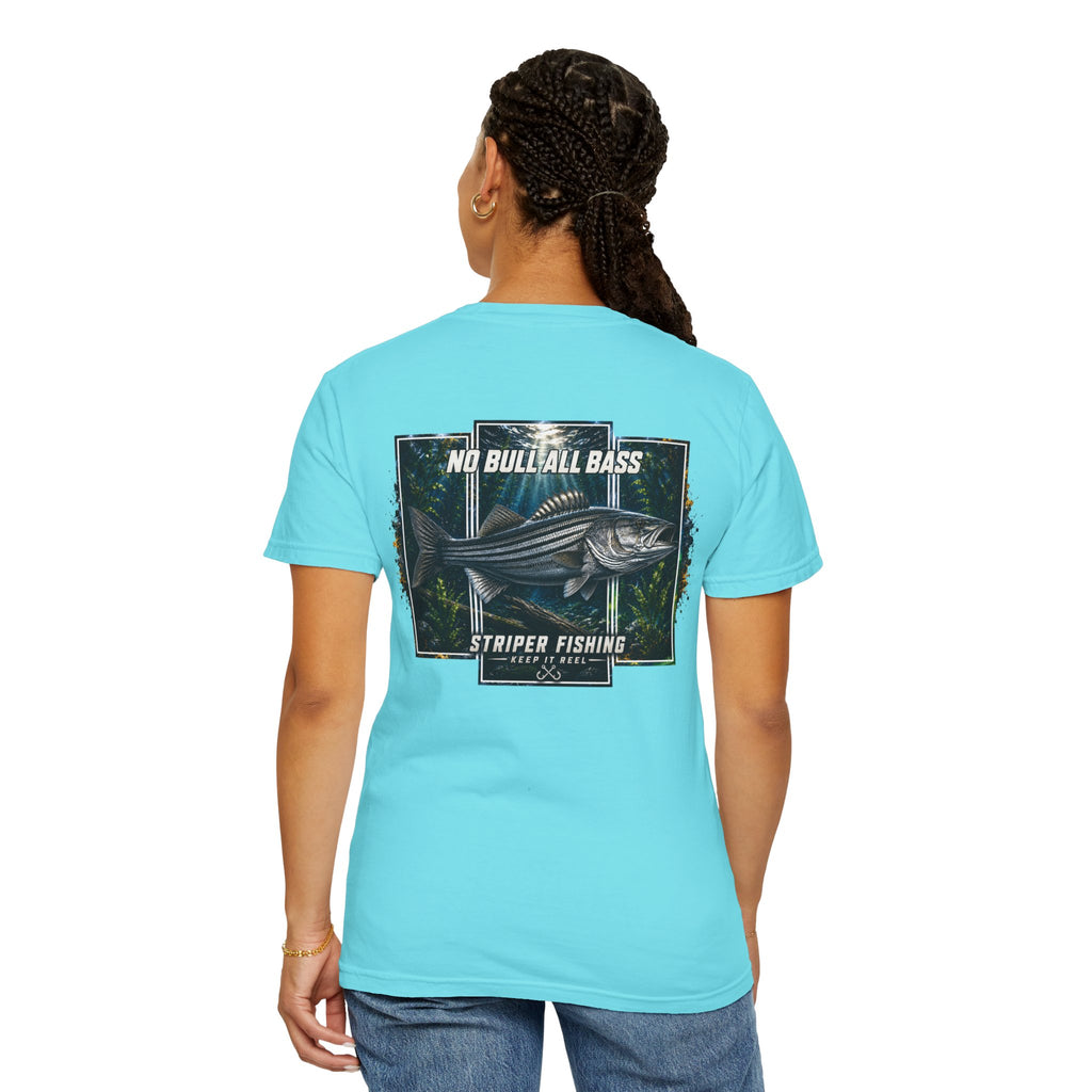 Saltwater Sea Striper Fishing Tee — Hooked Horizon Co.  Angler Gifts Ocean Lover Gifts