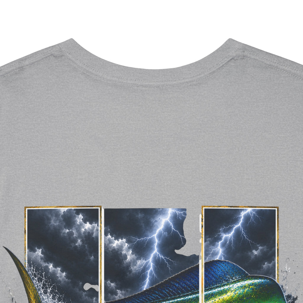 Mahi Mahi Hooked Horizon Co Tee—Ocean Graphic Tee — "Beloved" Ray Design