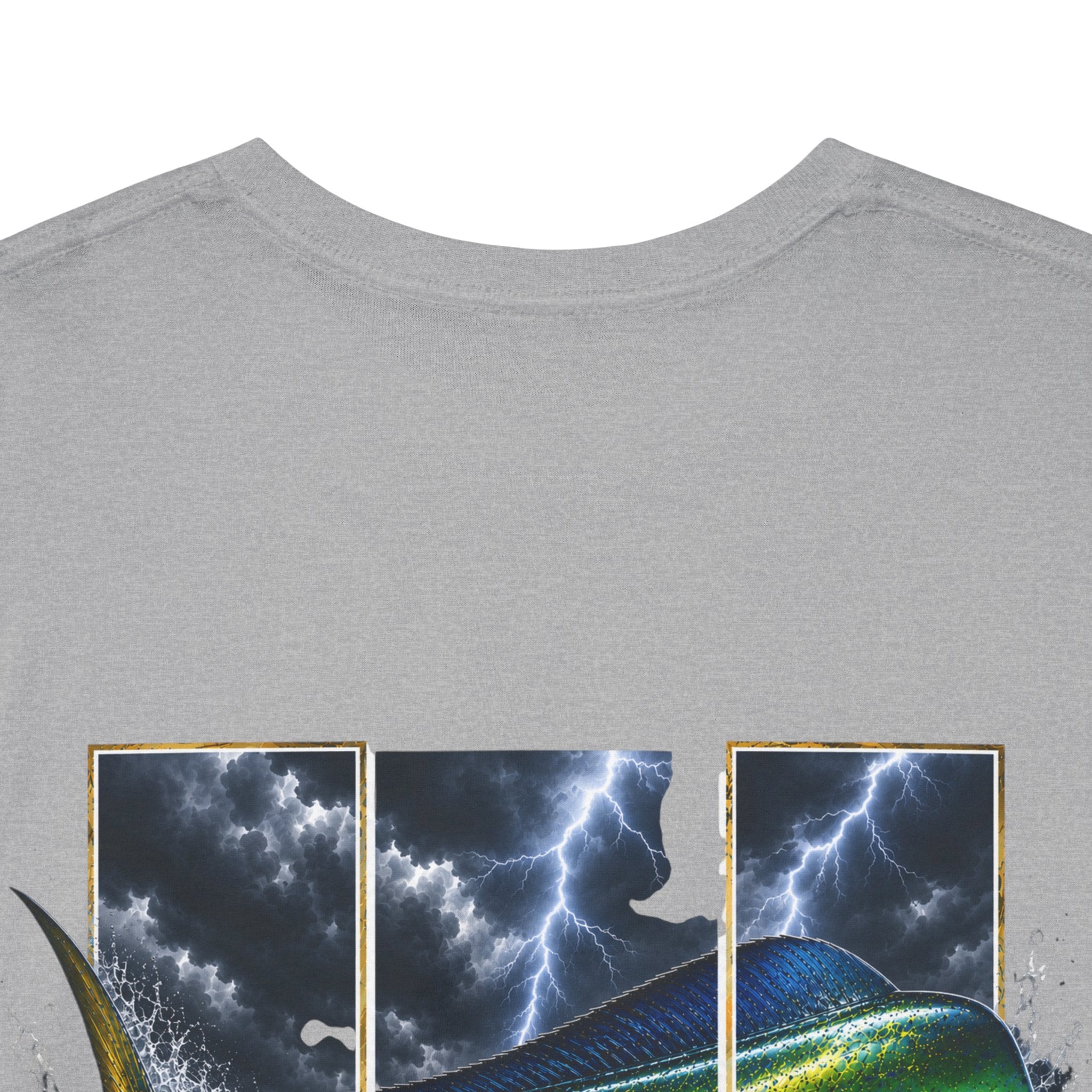 Mahi Mahi Hooked Horizon Co Tee—Ocean Graphic Tee — "Beloved" Ray Design