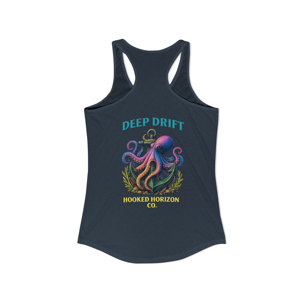 Rainbow Octopus Deep Drift– Hooked Horizon Co. Gifts for Ocean Lovers, Nautical Fashion, Everyday Comfort, Perfect Gift for Her