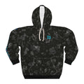Volcanic Rock & Iridescent Octopus Chasing Legends Fishing Hoodie — Deep Drift Fishing,  Hooked Horizon Co. Deep Drift Pullover