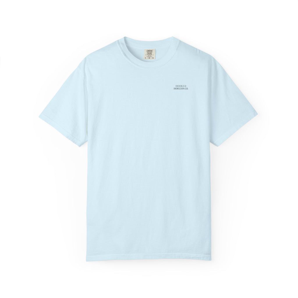 Wave Compass T-shirt, Hooked Horizon Co, Angler Gifts
