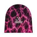 Pink Lightning Wave Beanie – 'Hooked' Logo Infant Hat