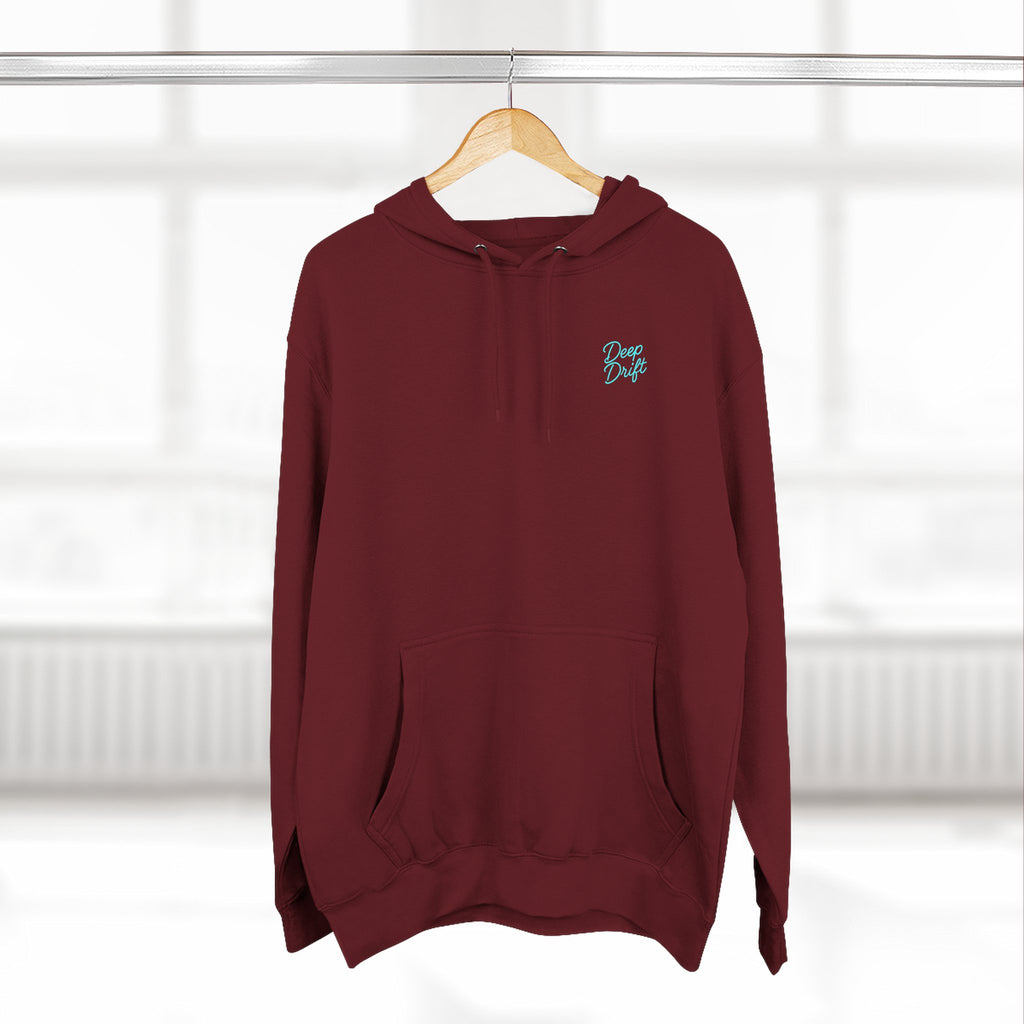 Wave & Sun Deep Drift– "Hooked By The Sea" Hooked Horizon Co. Unisex Hoodie for Ocean Lovers, Nautical Fashion, Cool Weather Gear, Everyday Comfort, Perfect Gift