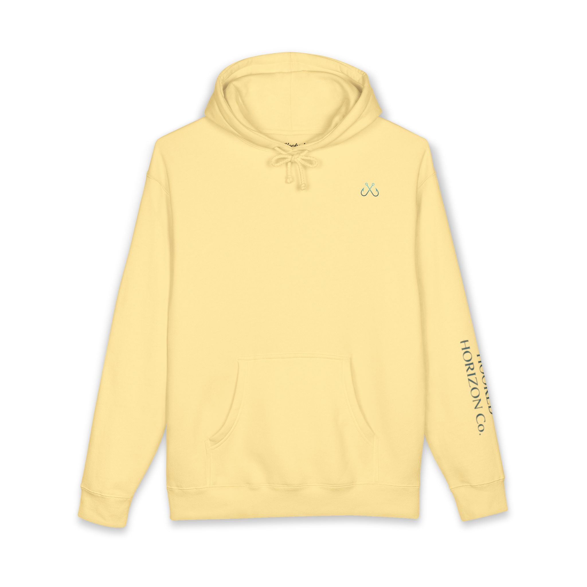 Manta Ray Hoodie Hooked Horizon Co. — Fishing Back Graphic Hoodie, Multiple Color Variations