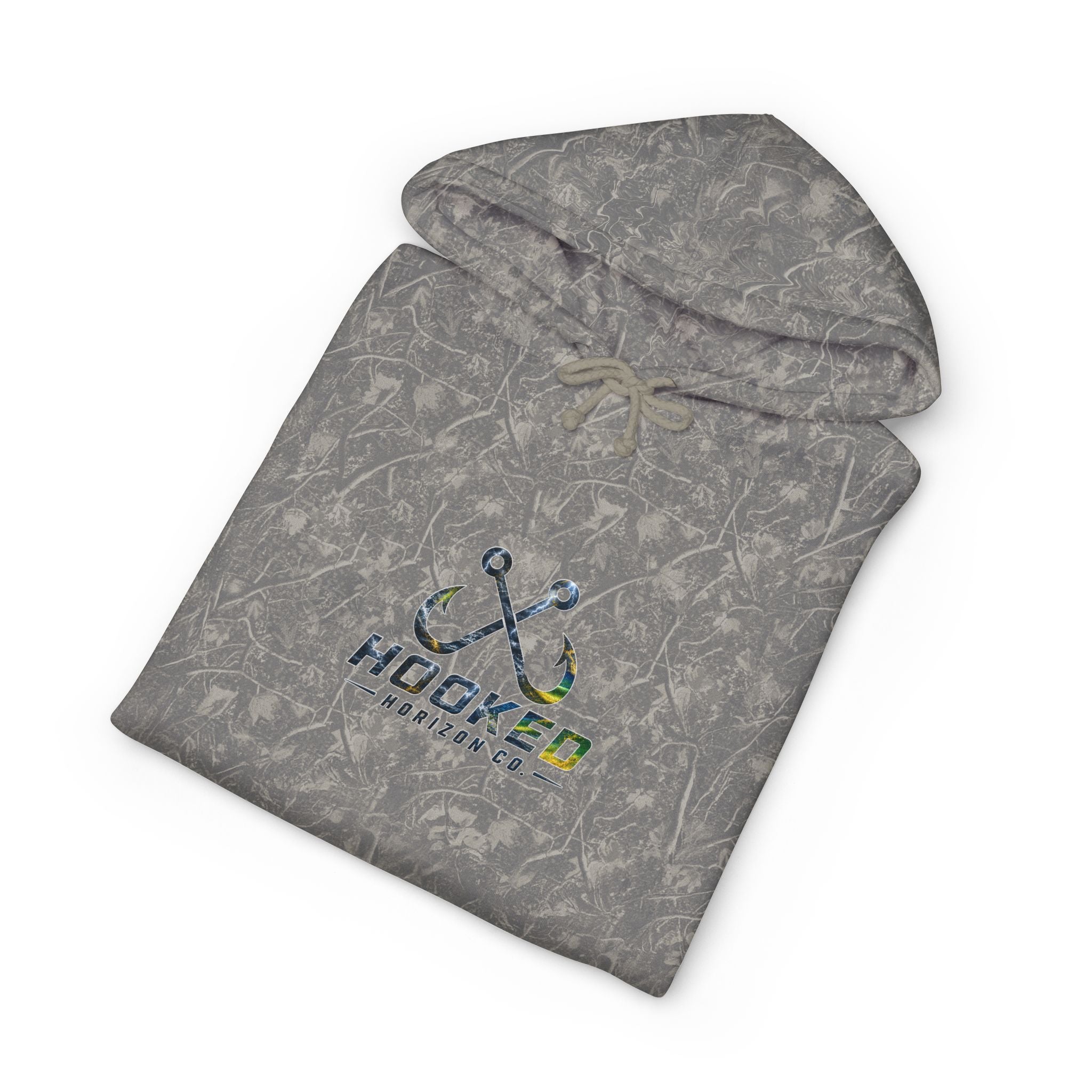 Mahi Mahi Hoodie Hooked Horizon Co. — Fishing Back Graphic Hoodie, Multiple Color Variations