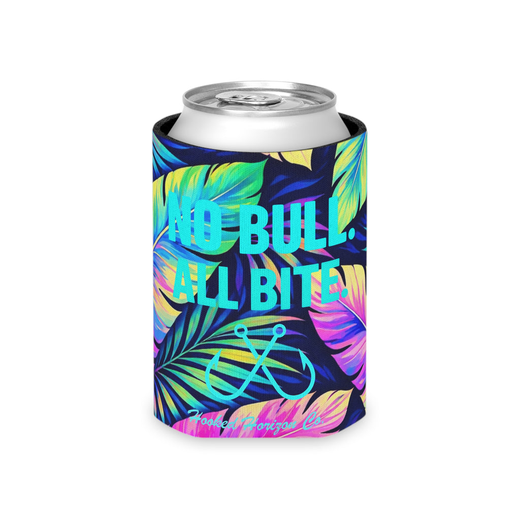 Tropical Leaf Coozie — Hooked Horizon Co. Fishing Wave Koozie