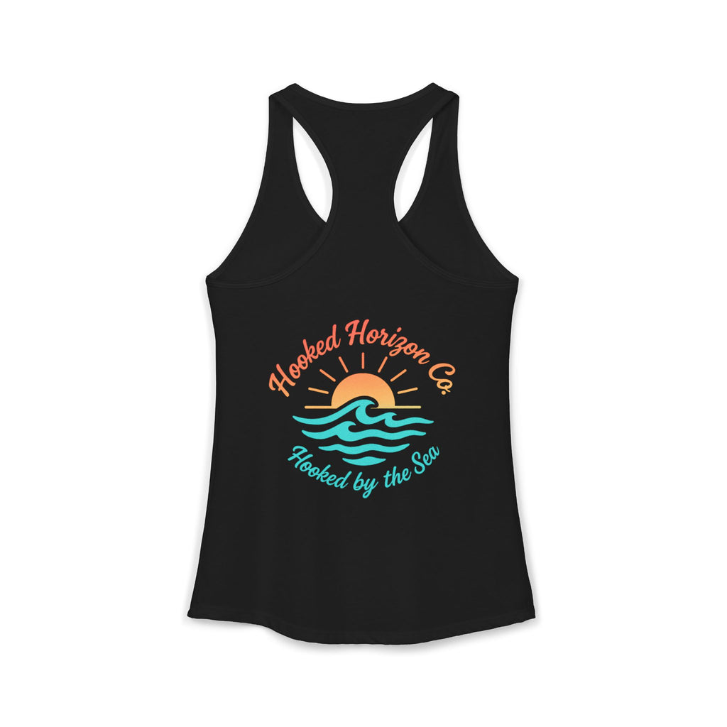 Wave & Sun Deep Drift– "Hooked By The Sea" Hooked Horizon Co. Unisex Zip Hoodie for Ocean Lovers, Nautical Fashion, Cool Weather Gear, Everyday Comfort, Perfect Gift