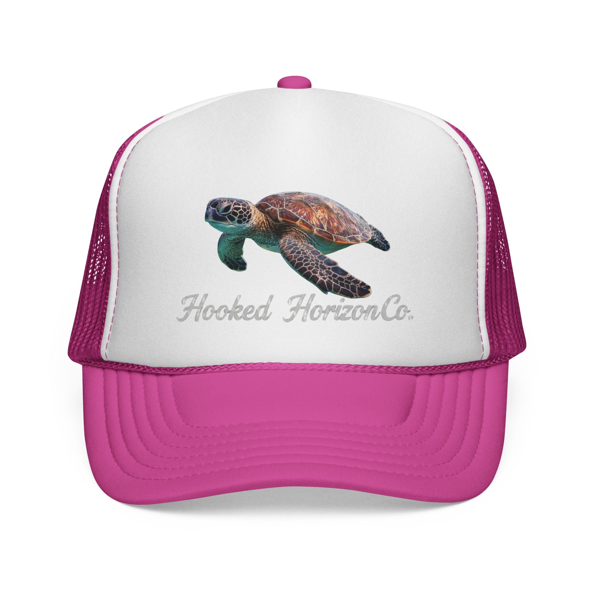 Sea Turtle Trucker Cap — Fishing & Beach Hat