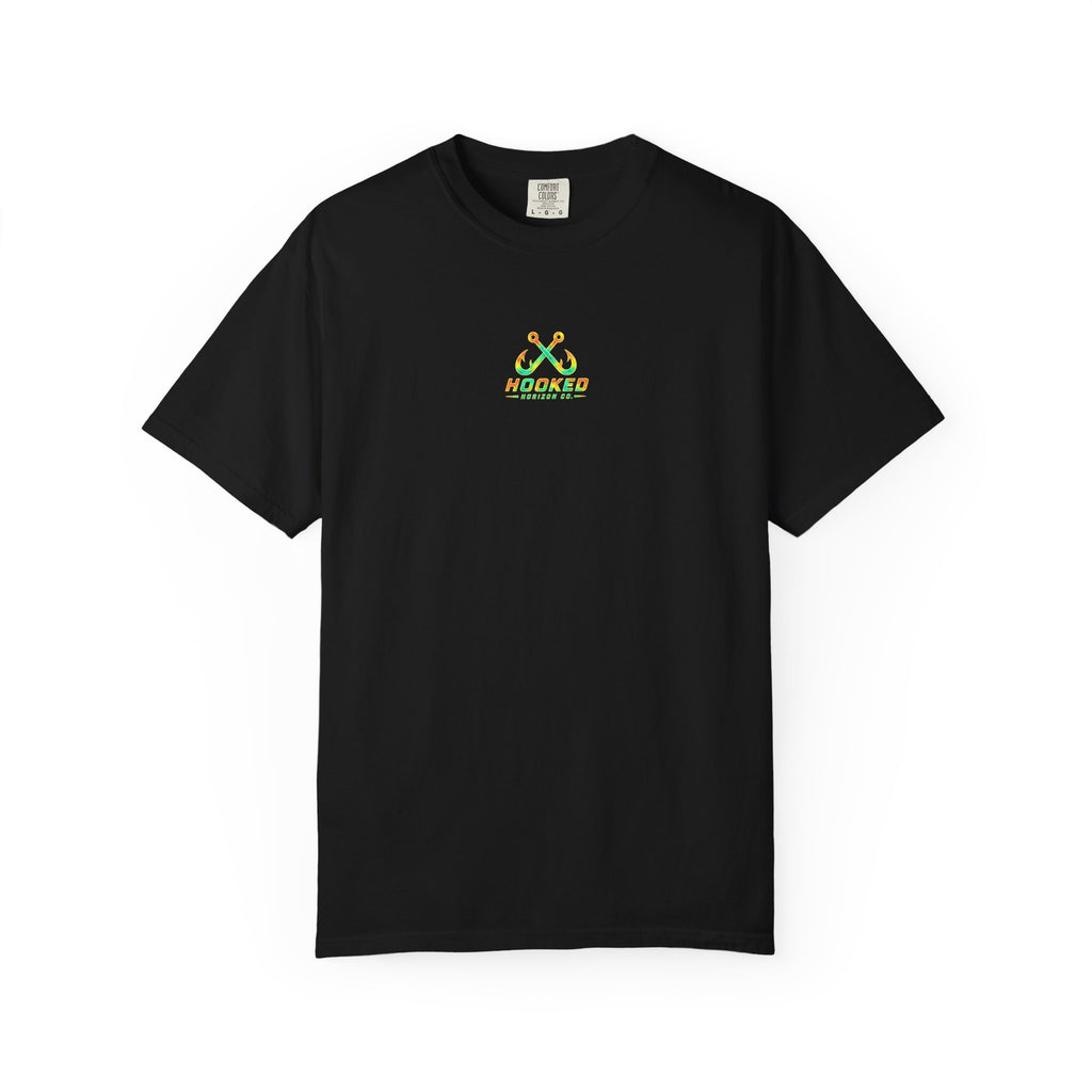 Retro 80s Tripple Fish Fishing Tee — Hooked Horizon Co.  Angler Gifts Ocean Lover Gifts