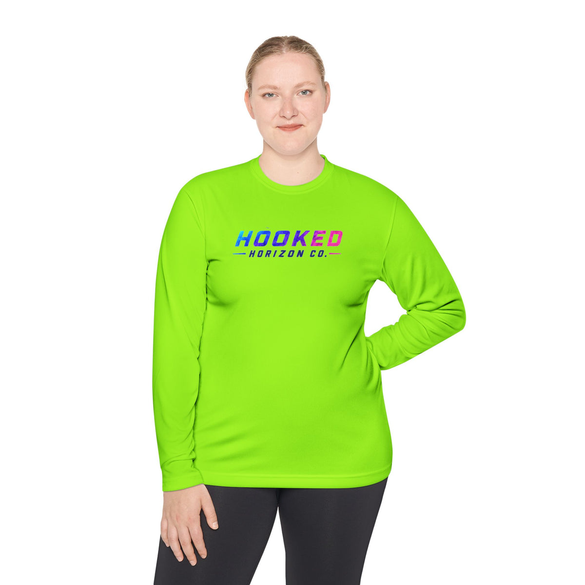 Moisture Wicking Classic Logo Shark Tee —Horizon Co. Anchors Long Sleeve Tee — Lightweight Fishing Shirt
