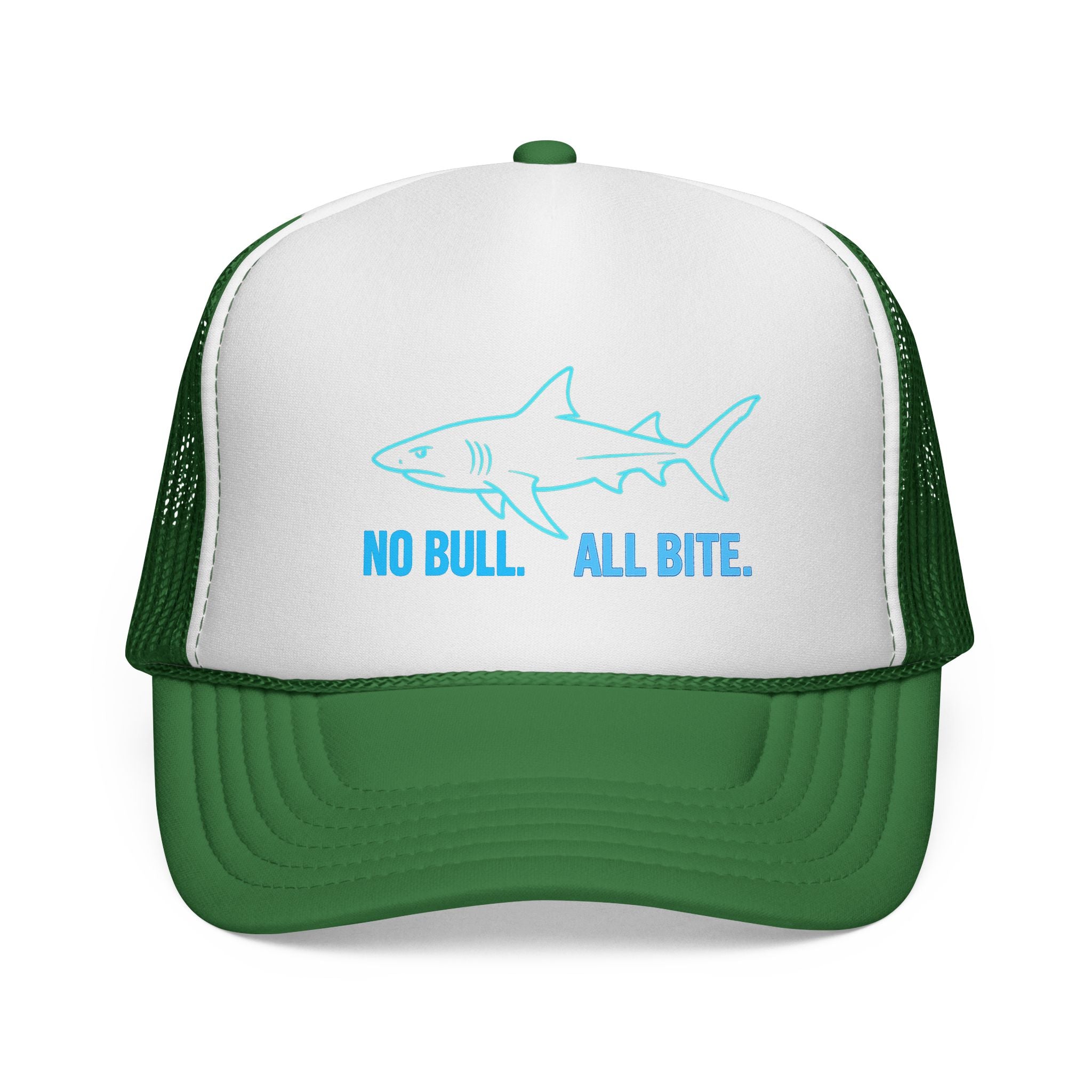 No Bull All Bite Shark Trucker Cap — Fishing & Beach Hat
