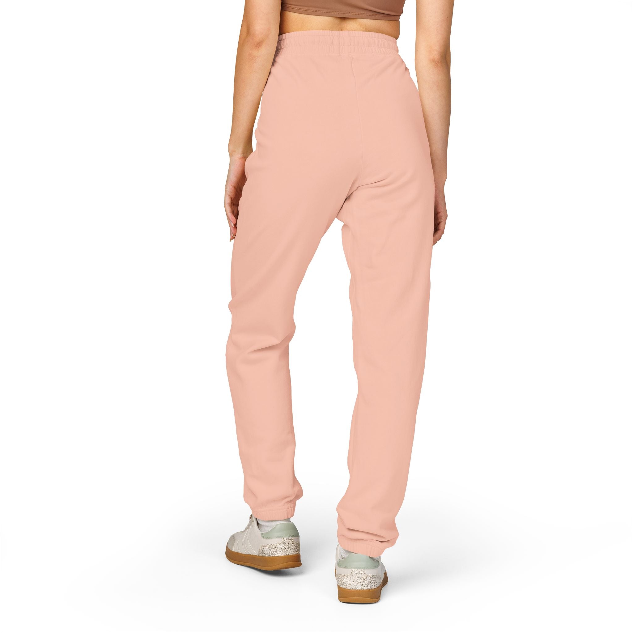 Hooked Horizon Co. Deep Drift Embroidered Fleece Sweatpants | Cozy Loungewear, Gifts for Everyone, Comfortable Joggers, Relaxed Fit Sweatpants, God is Love, Unisex Fashion