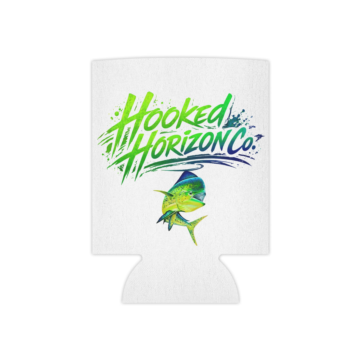 Mahi Mahi Coozie — Hooked Horizon Co. Fishing Wave Koozie