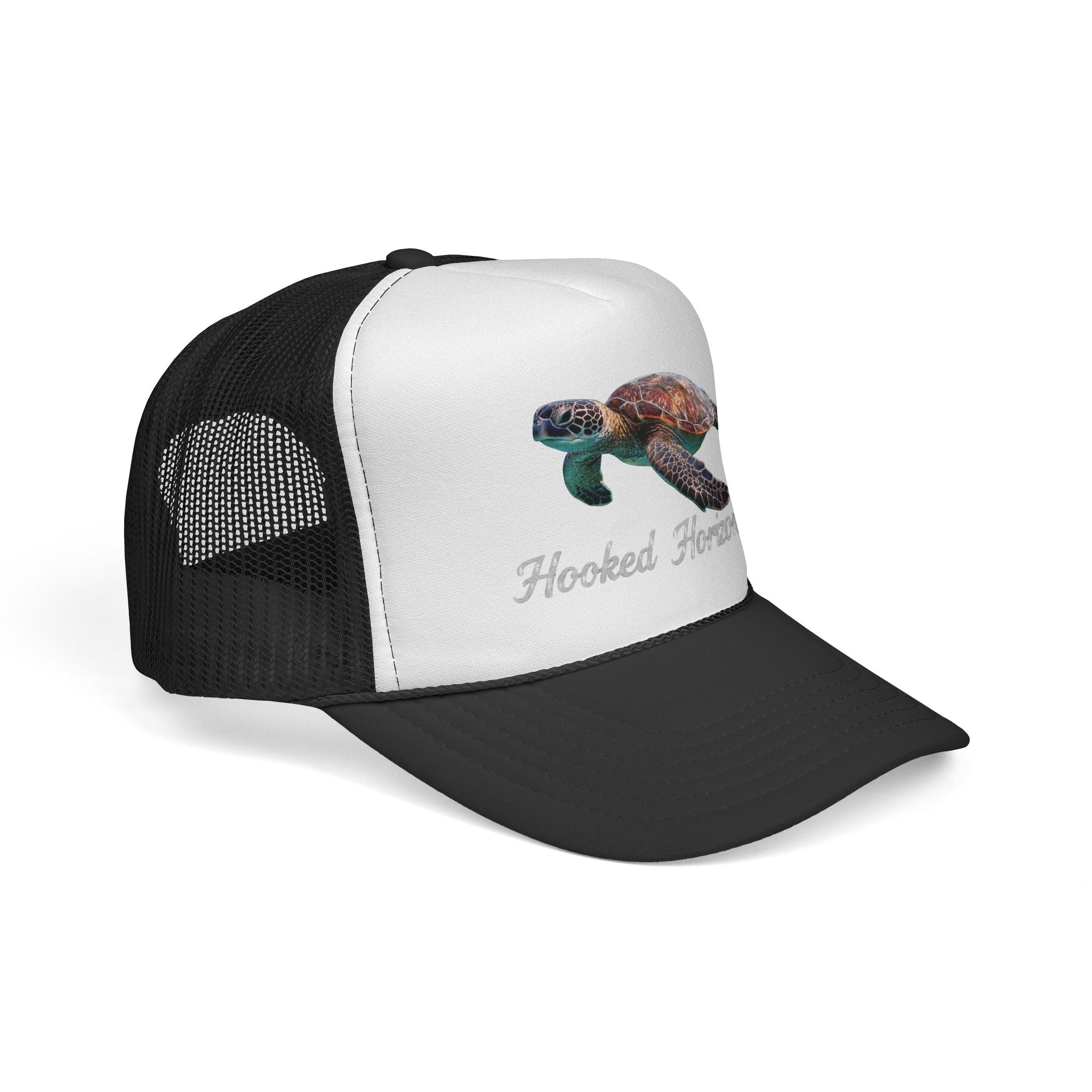 Sea Turtle Trucker Cap — Fishing & Beach Hat
