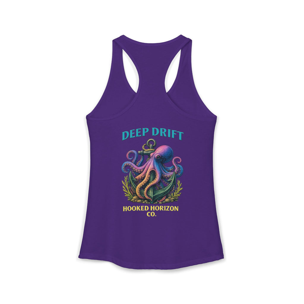 Rainbow Octopus Deep Drift– Hooked Horizon Co. Gifts for Ocean Lovers, Nautical Fashion, Everyday Comfort, Perfect Gift for Her