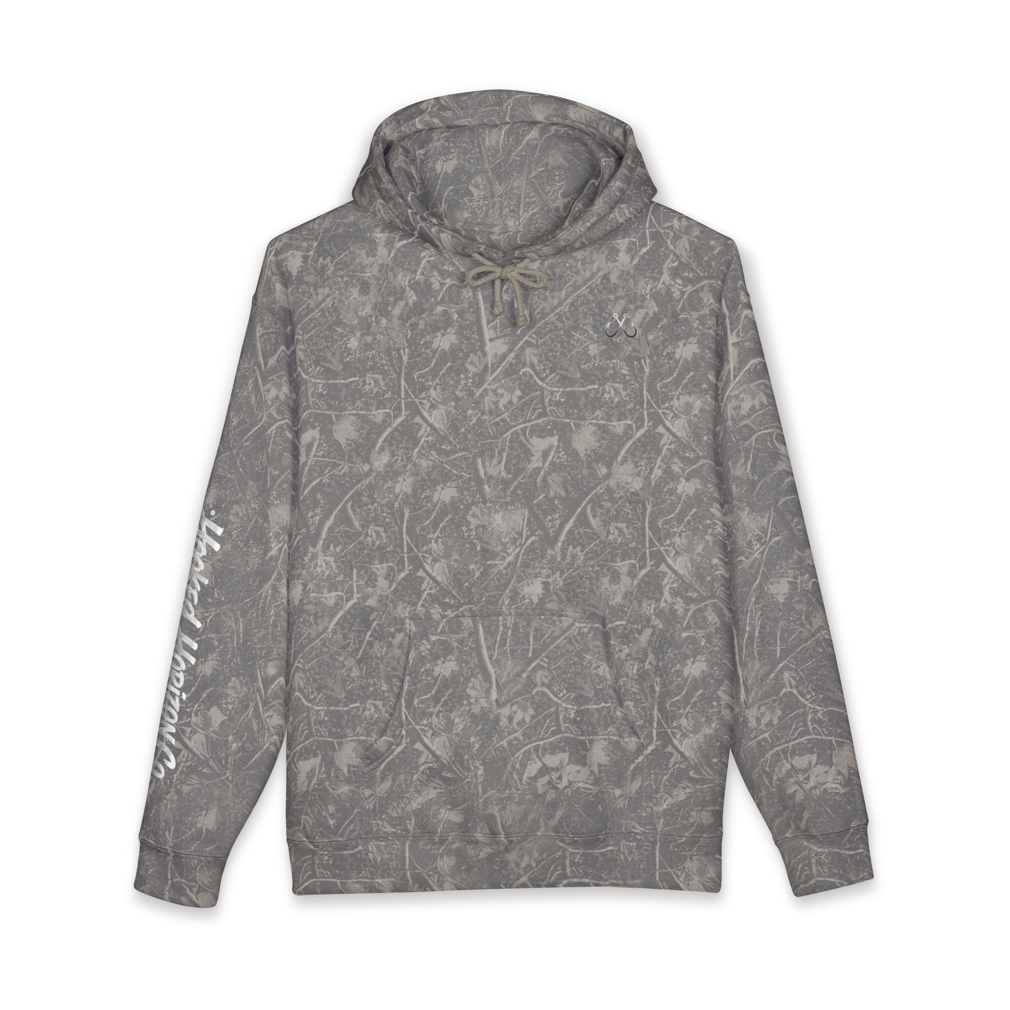 Lion Fish Skeleton Hoodie Hooked Horizon Co. — Minimal Skeletal Fish Back Graphic Hoodie, Multiple Color Variations