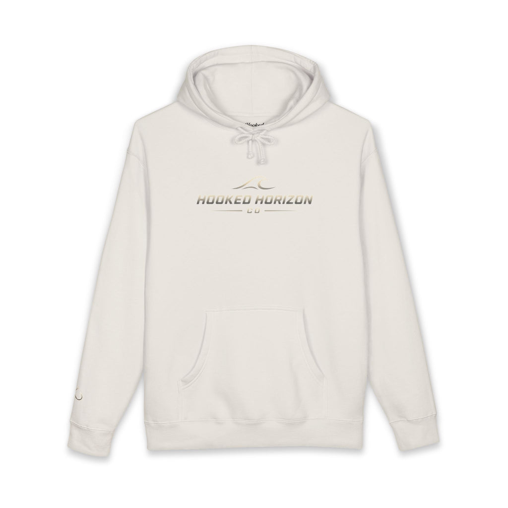 Wave Hoodie Hooked Horizon Co. — Fishing Back Graphic Hoodie, Multiple Color Variations