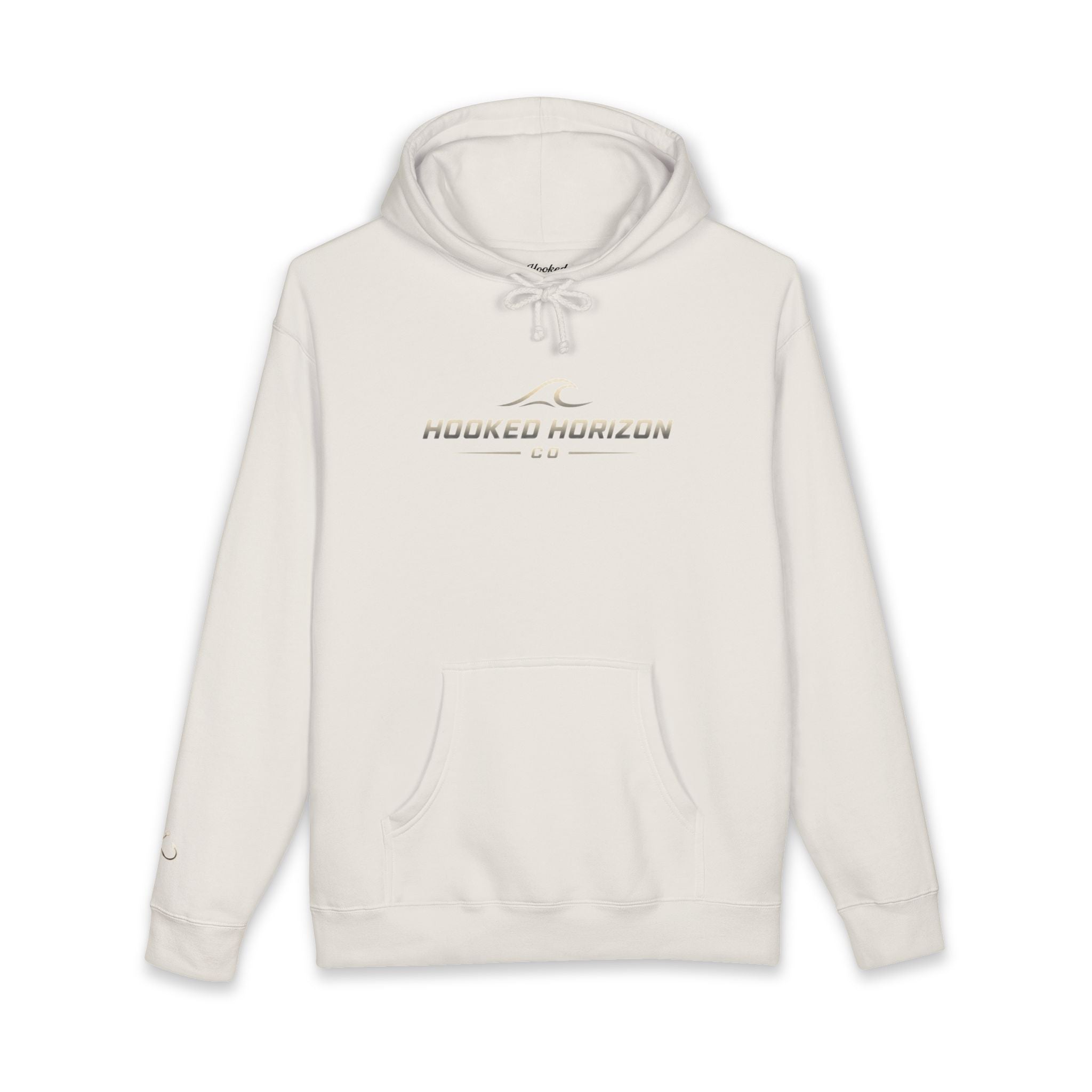 Wave Hoodie Hooked Horizon Co. — Fishing Back Graphic Hoodie, Multiple Color Variations