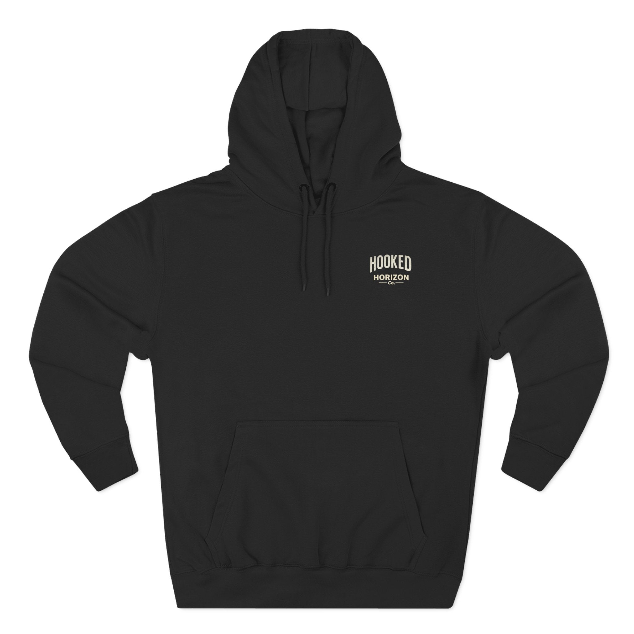 Fishing Charter T-Shirt— Hooked Horizon Hoodie — Fishing Boat Graphic Pullover