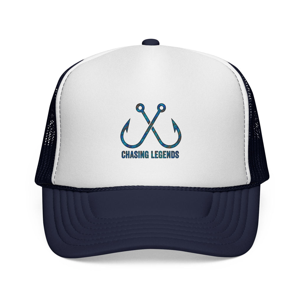 Copy of Trucker Cap — 'Chasing Legends' Fishing Hooks Logo