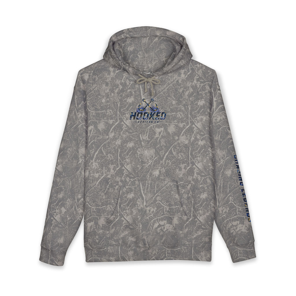 Sail Fish Hoodie Hooked Horizon Co. — Fishing Back Graphic Hoodie, Multiple Color Variations