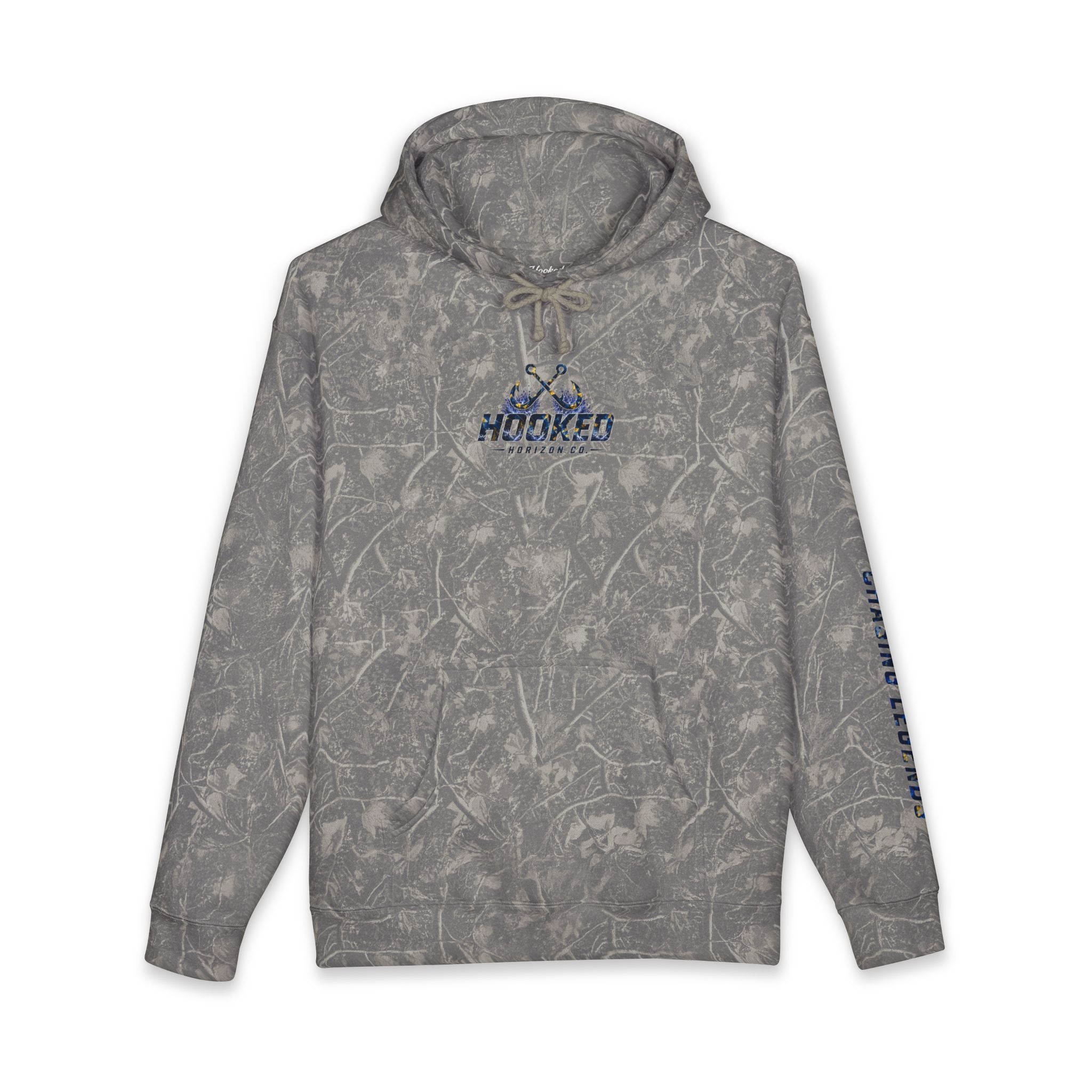 Sail Fish Hoodie Hooked Horizon Co. — Fishing Back Graphic Hoodie, Multiple Color Variations