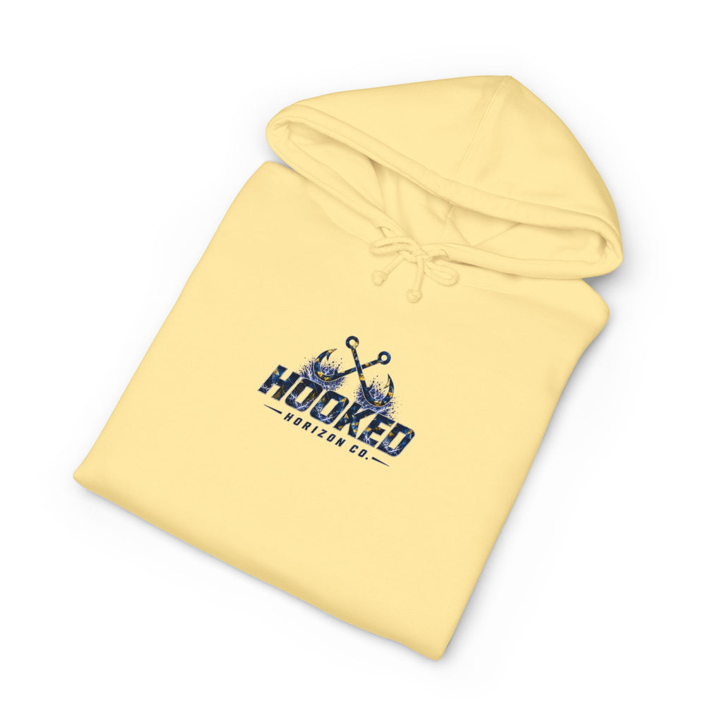Sail Fish Hoodie Hooked Horizon Co. — Fishing Back Graphic Hoodie, Multiple Color Variations