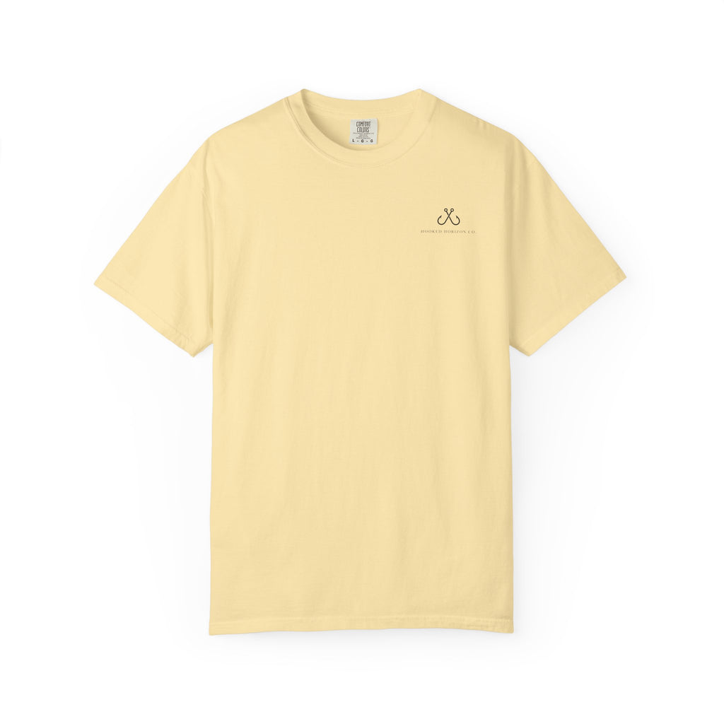 Shark Tee — "Deep Drift on the Water" Fishing Graphicishing Tee for Angler Lovers, Shark Lovers, Ocean Tee