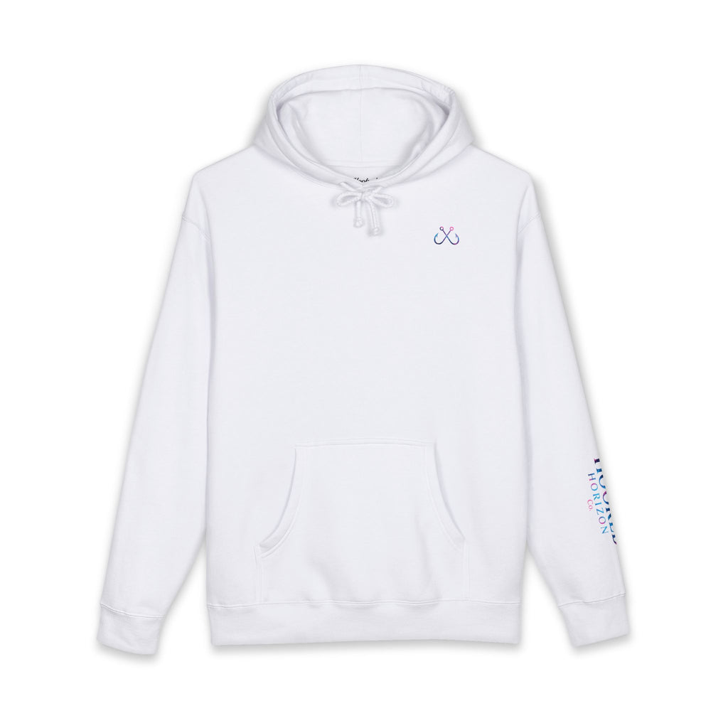 Octopus Hoodie Hooked Horizon Co. — Fishing Back Graphic Hoodie, Multiple Color Variations