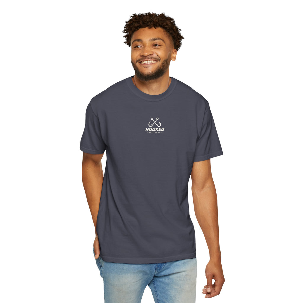Saltwater Sea Striper Fishing Tee — Hooked Horizon Co.  Angler Gifts Ocean Lover Gifts