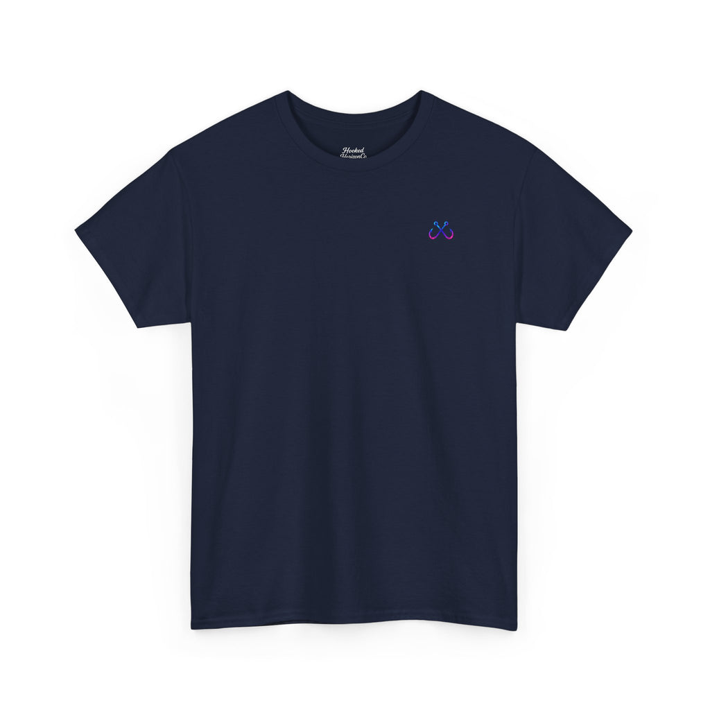 Lion Fish Hooked Horizon Co Tee—Ocean Graphic Tee — "Beloved" Ray Design