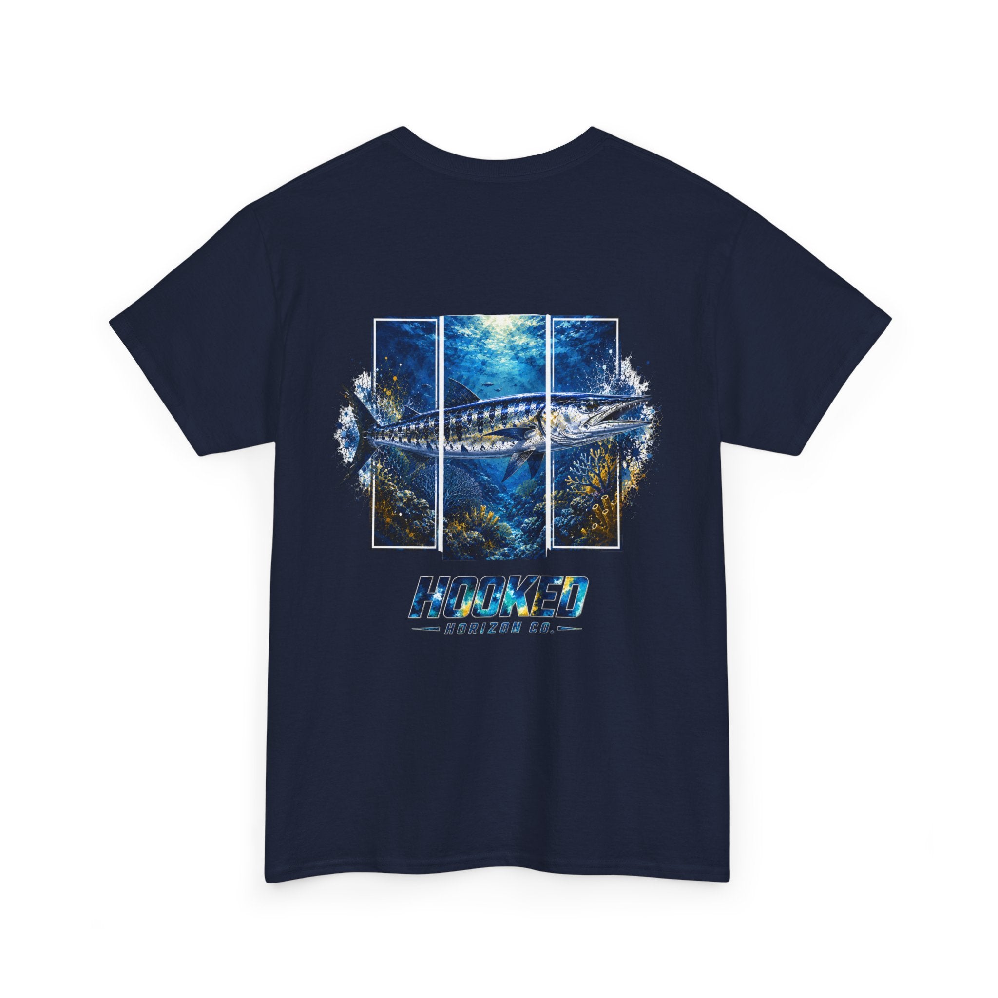 Barracuda Hooked Horizon Co Tee—Ocean Graphic Tee