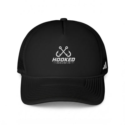 Classic Trucker Cap — "Hooked HorizonCo. " Fishing Logo Mesh Hat