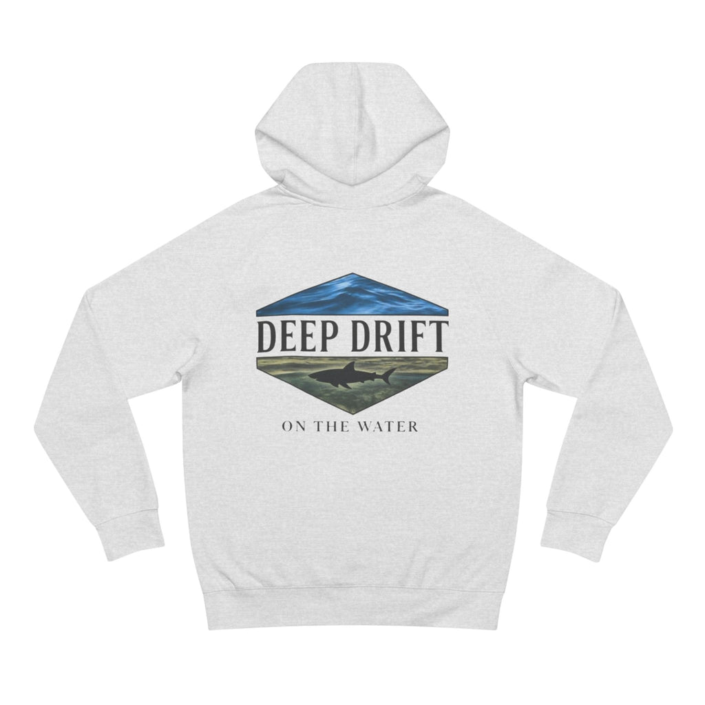 Shark Hoodie— "Deep Drift On The Water" Hooked Horizon Co. Unisex Supply Hoodie