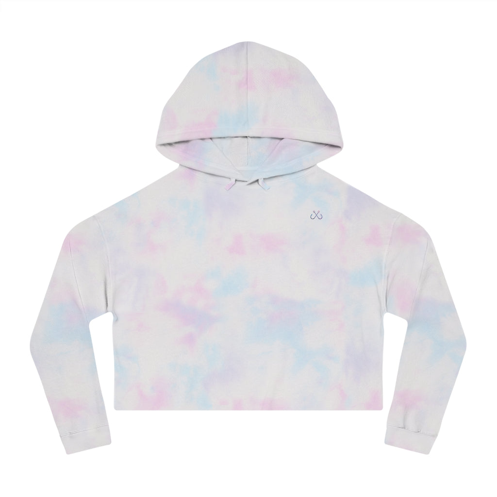 Mahi Color Cropped Hoodie — Hooked Horizon Fishing Graphic