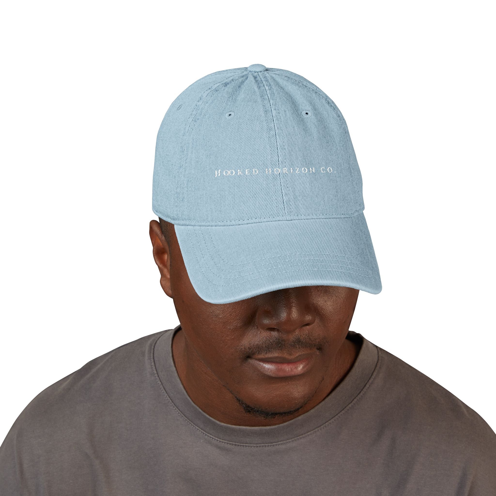Hooked Horizon Co. Denim Hat (Embroidery)