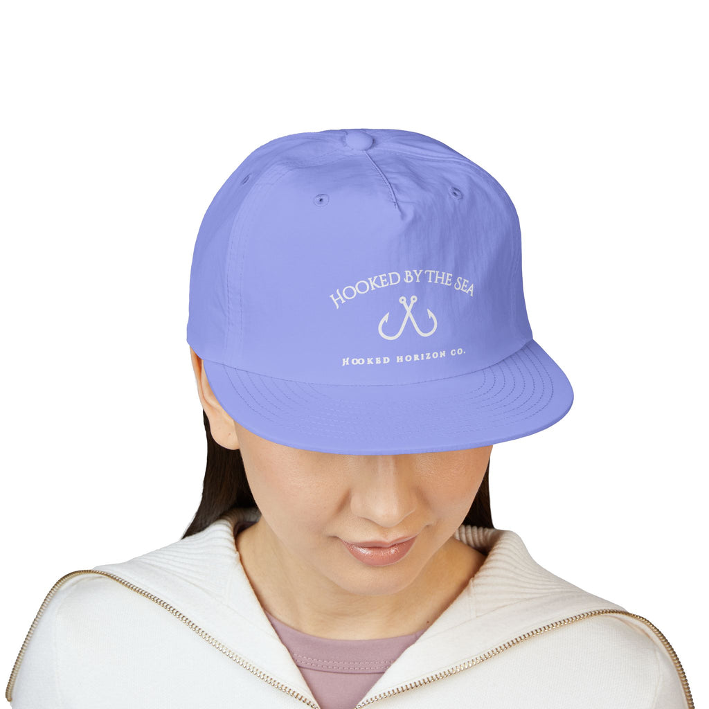 Quick Dry Surf Cap Hooked Horizon Co. — Light Weight, Multiple Color Variations Beachy Vibes Snapback Hat for Surf Lovers, Summer Fashion, Ocean Enthusiasts, Gift for Surfers, Vacation Style