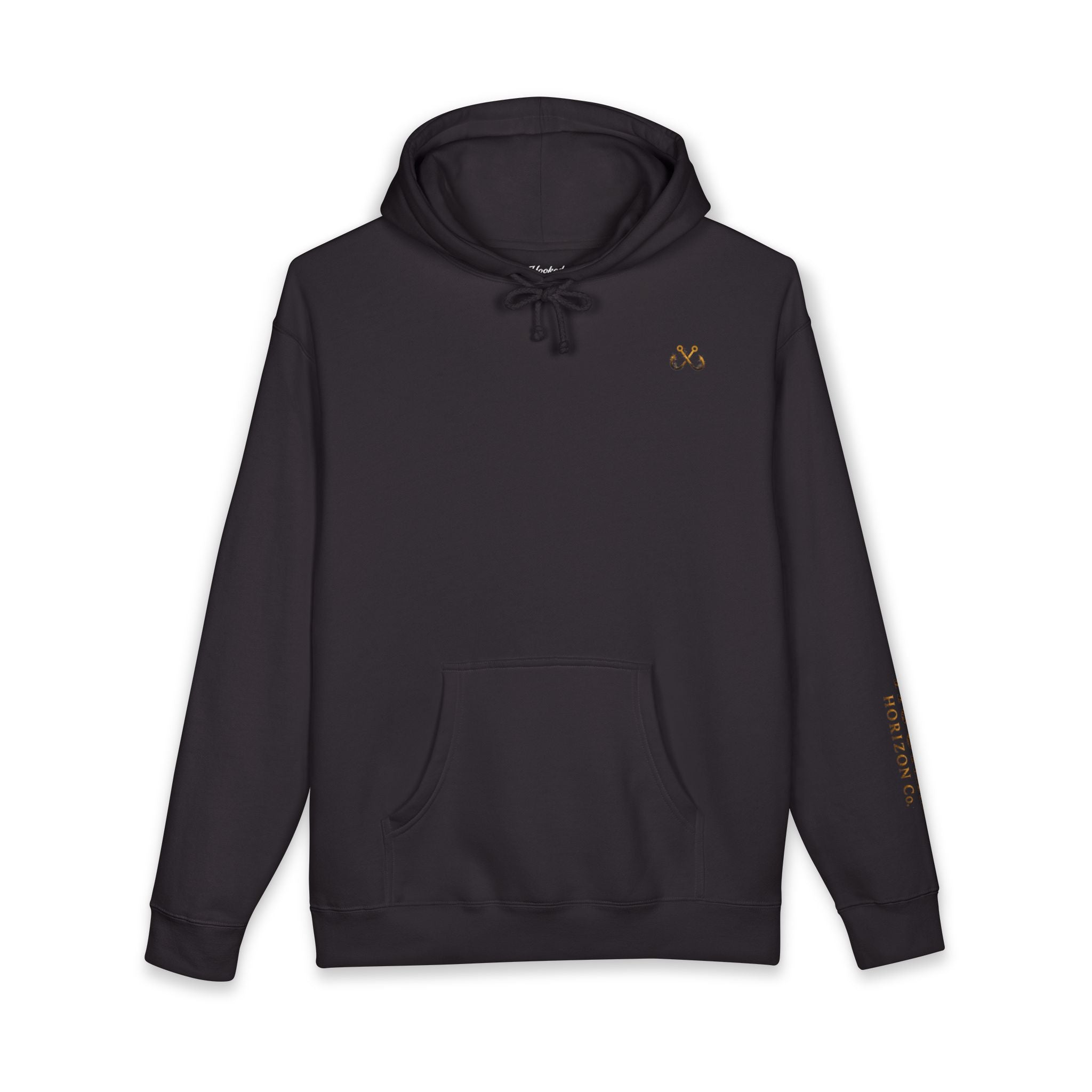 Grouper Hoodie Hooked Horizon Co. — Fishing Back Graphic Hoodie, Multiple Color Variations