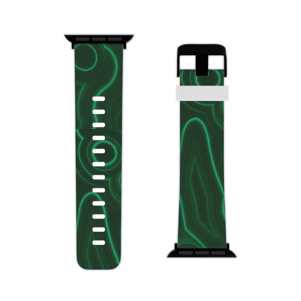 Green Malachite Mineral Inspired Watch Band for Apple Watch