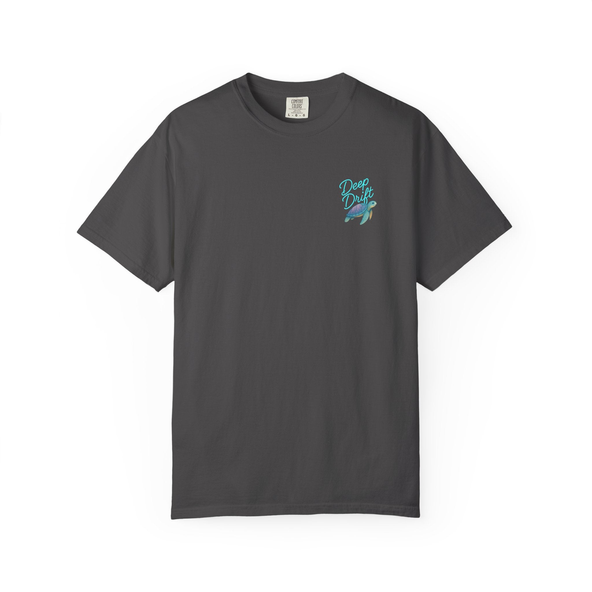 Turtle Deep Drift T-shirt, Hooked Horizon Co, Angler Gifts
