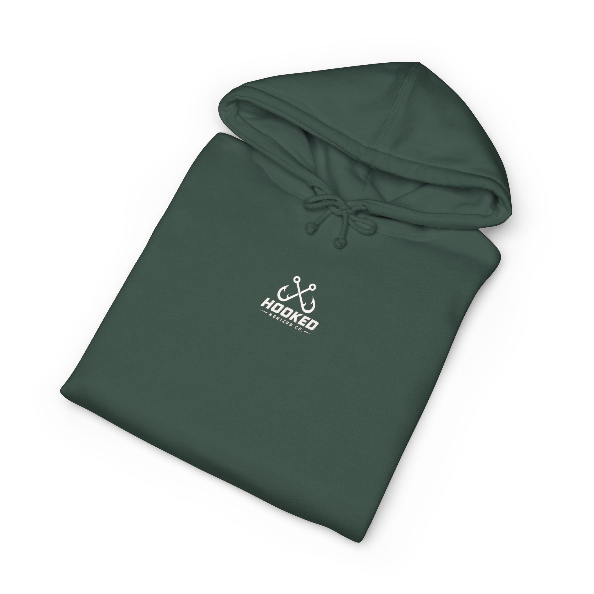 USA Manta Ray Hoodie Hooked Horizon Co. — Fishing Back Graphic Hoodie, Multiple Color Variations