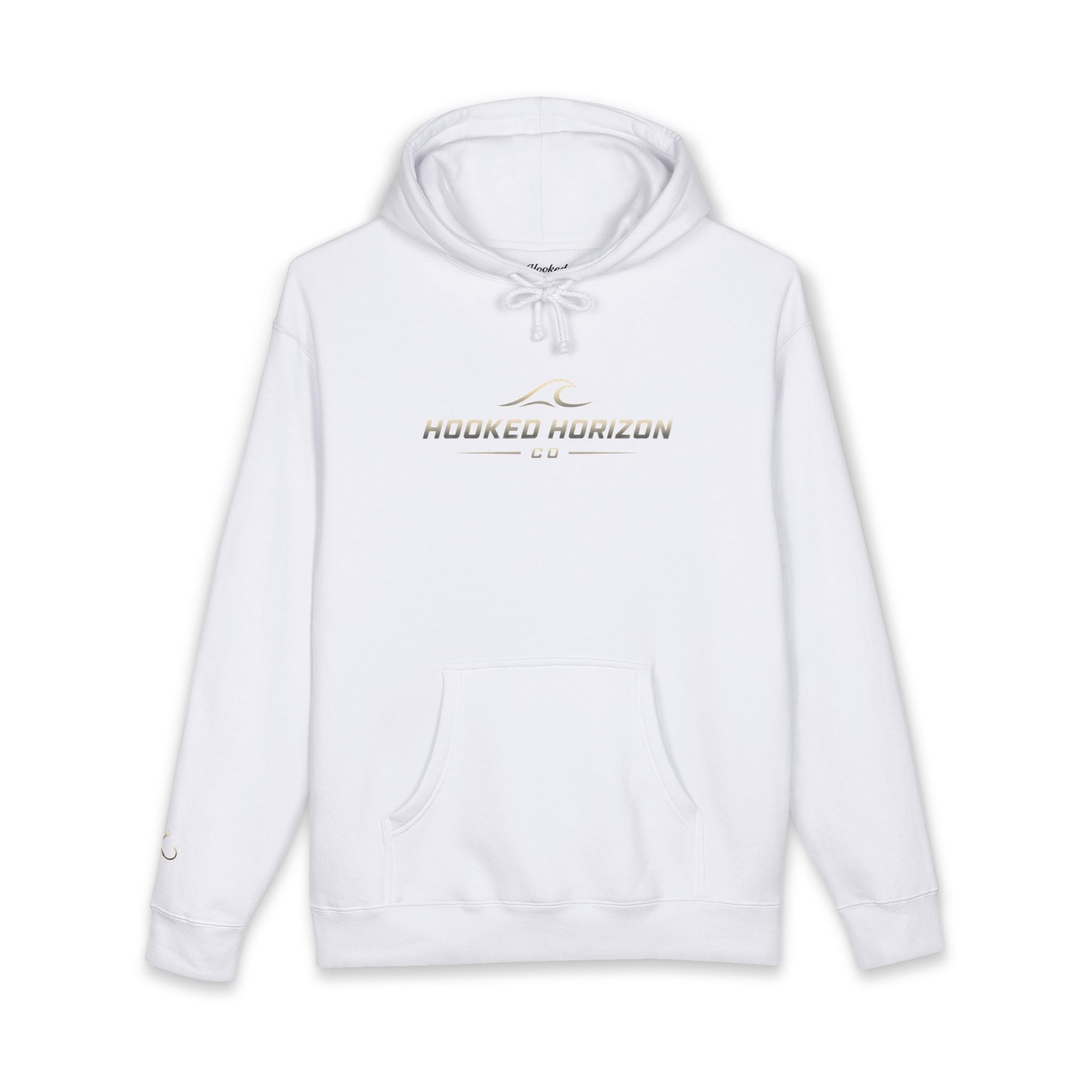 Wave Hoodie Hooked Horizon Co. — Fishing Back Graphic Hoodie, Multiple Color Variations
