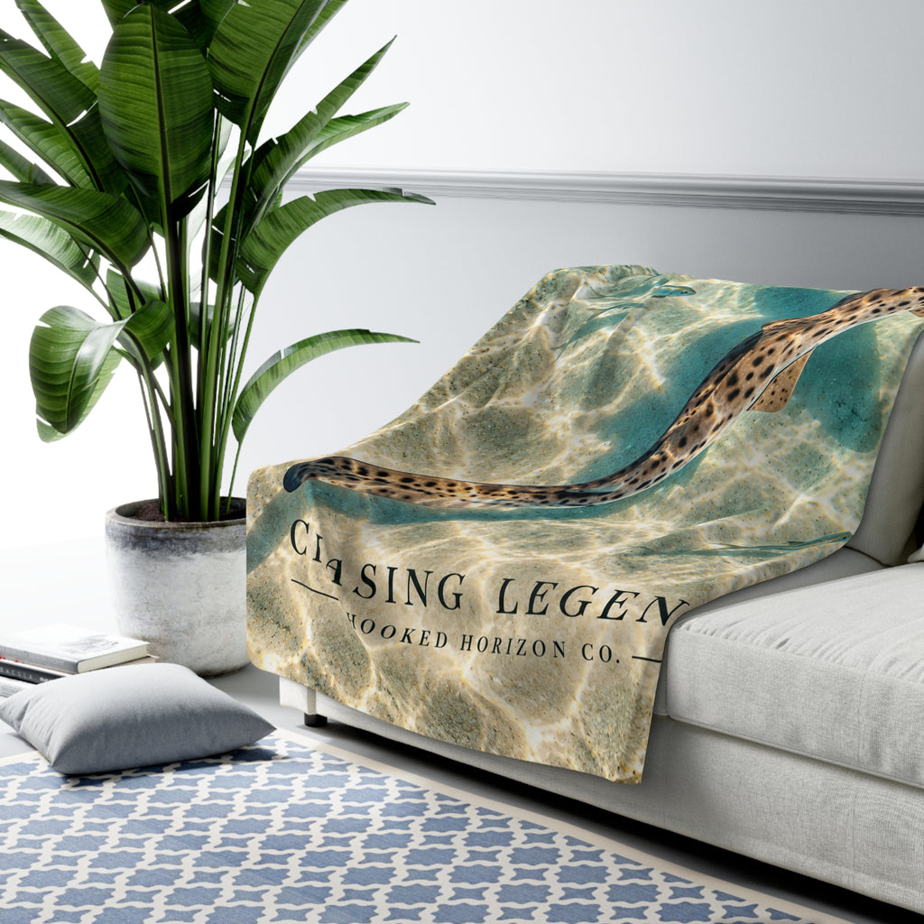 Lepoard Shark Sherpa Fleece Blanket