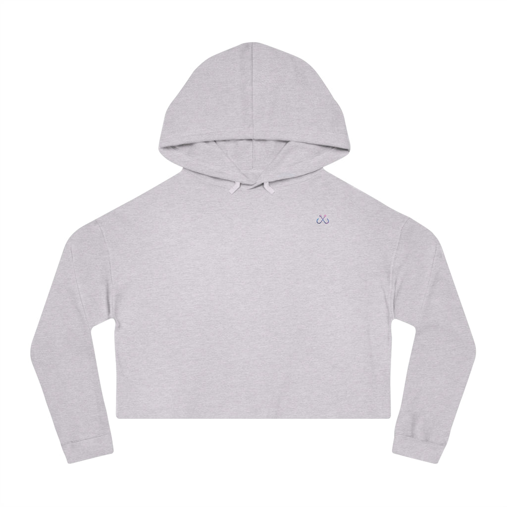 Mahi Color Cropped Hoodie — Hooked Horizon Fishing Graphic