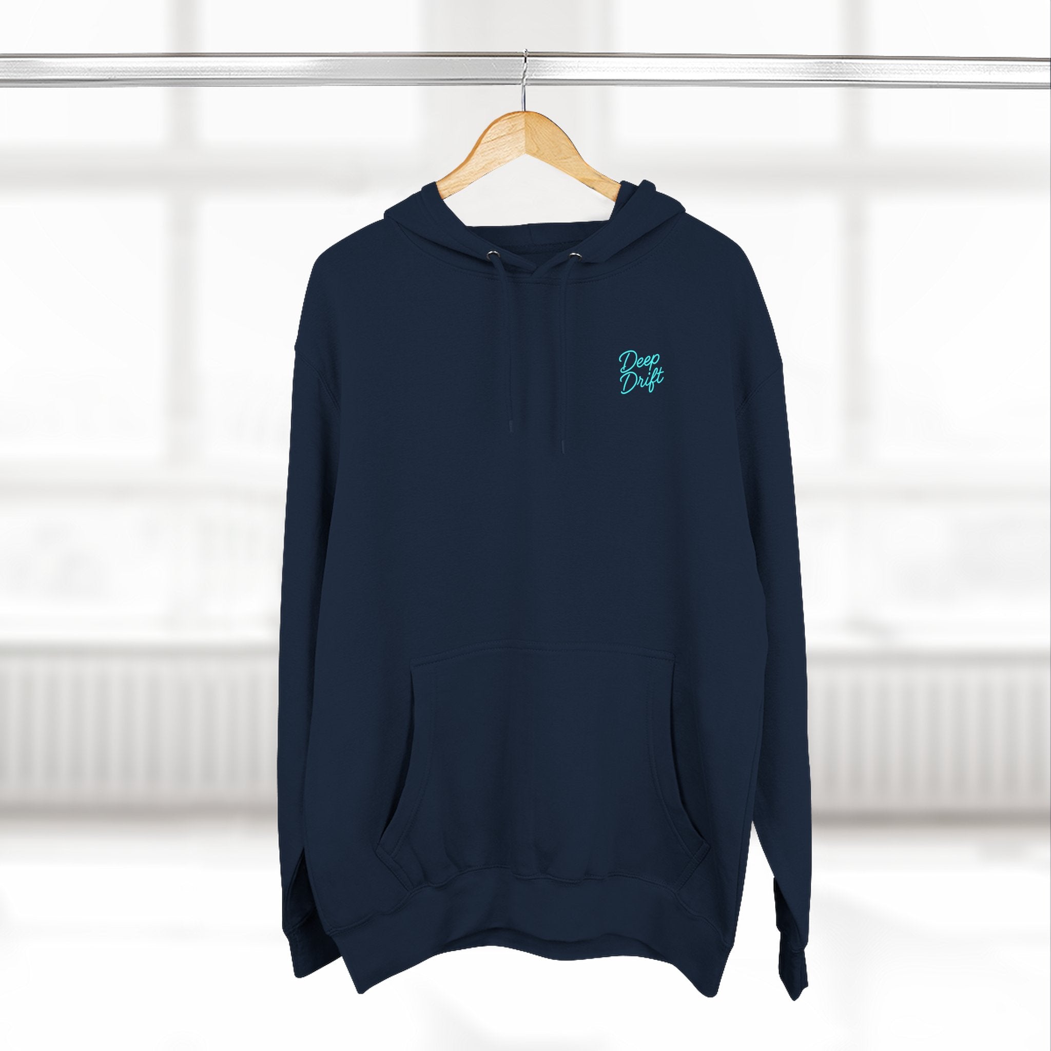 Wave & Sun Deep Drift– "Hooked By The Sea" Hooked Horizon Co. Unisex Hoodie for Ocean Lovers, Nautical Fashion, Cool Weather Gear, Everyday Comfort, Perfect Gift